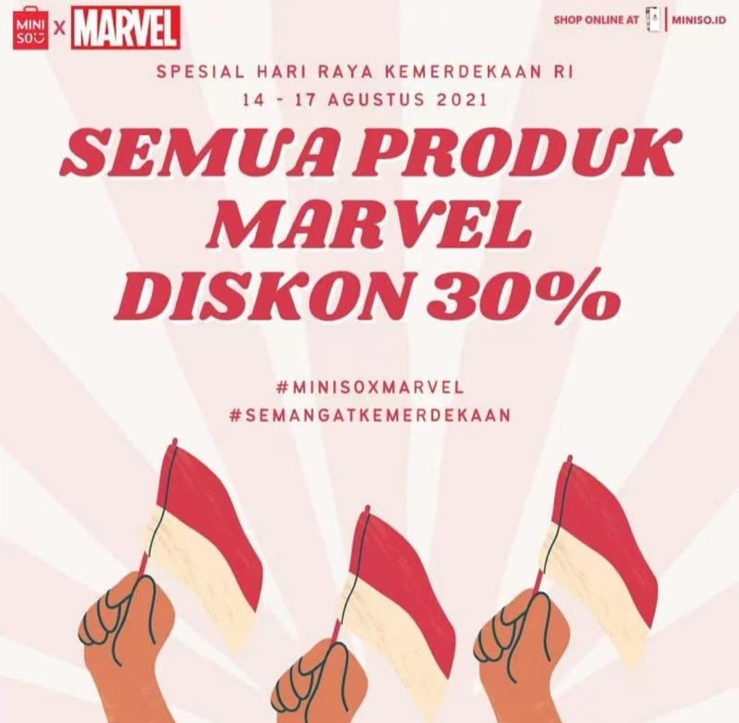 30% All Item Marvel Products
