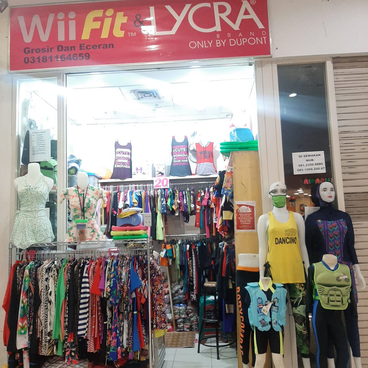 Wiifit & Lycra