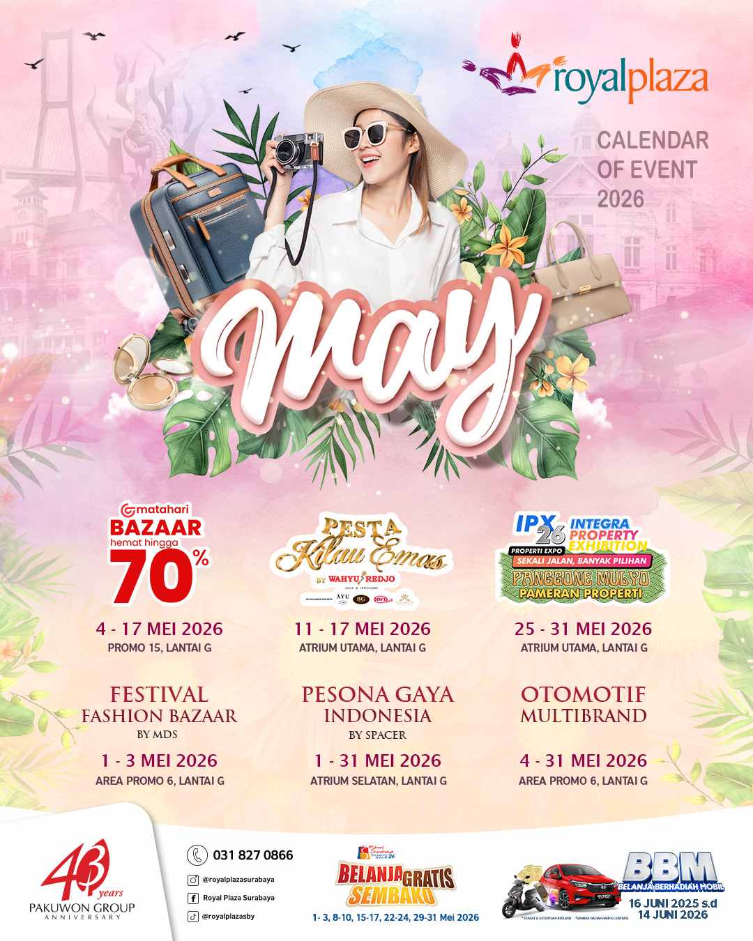 Calendar Of Event Mei 2026