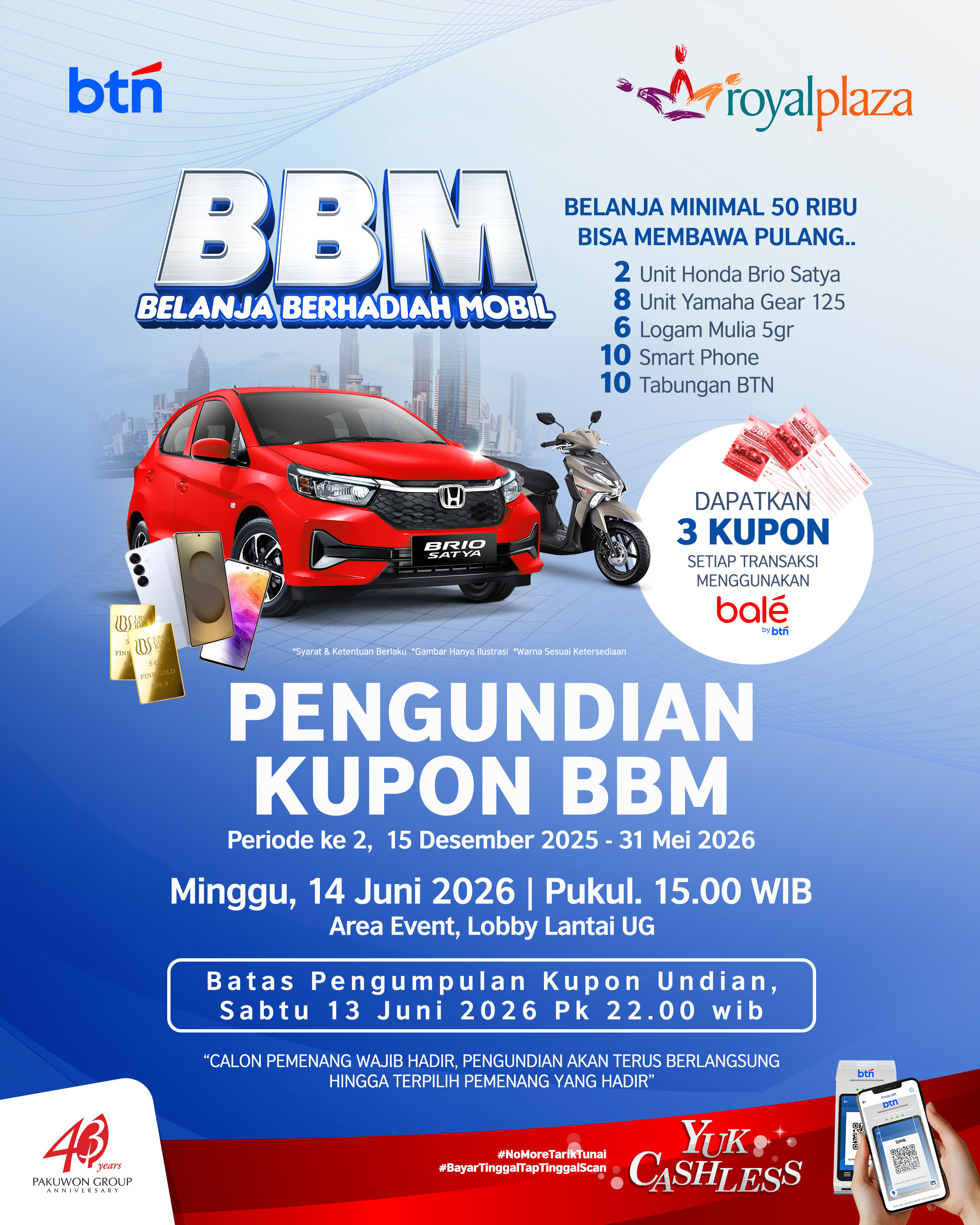 Belanja Berhadiah Mobil